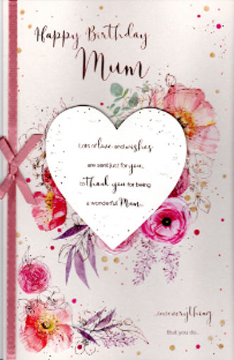 Picture of HAPPY BIRTHDAY MUM CARD LOTS OF LOVE AND WISHES